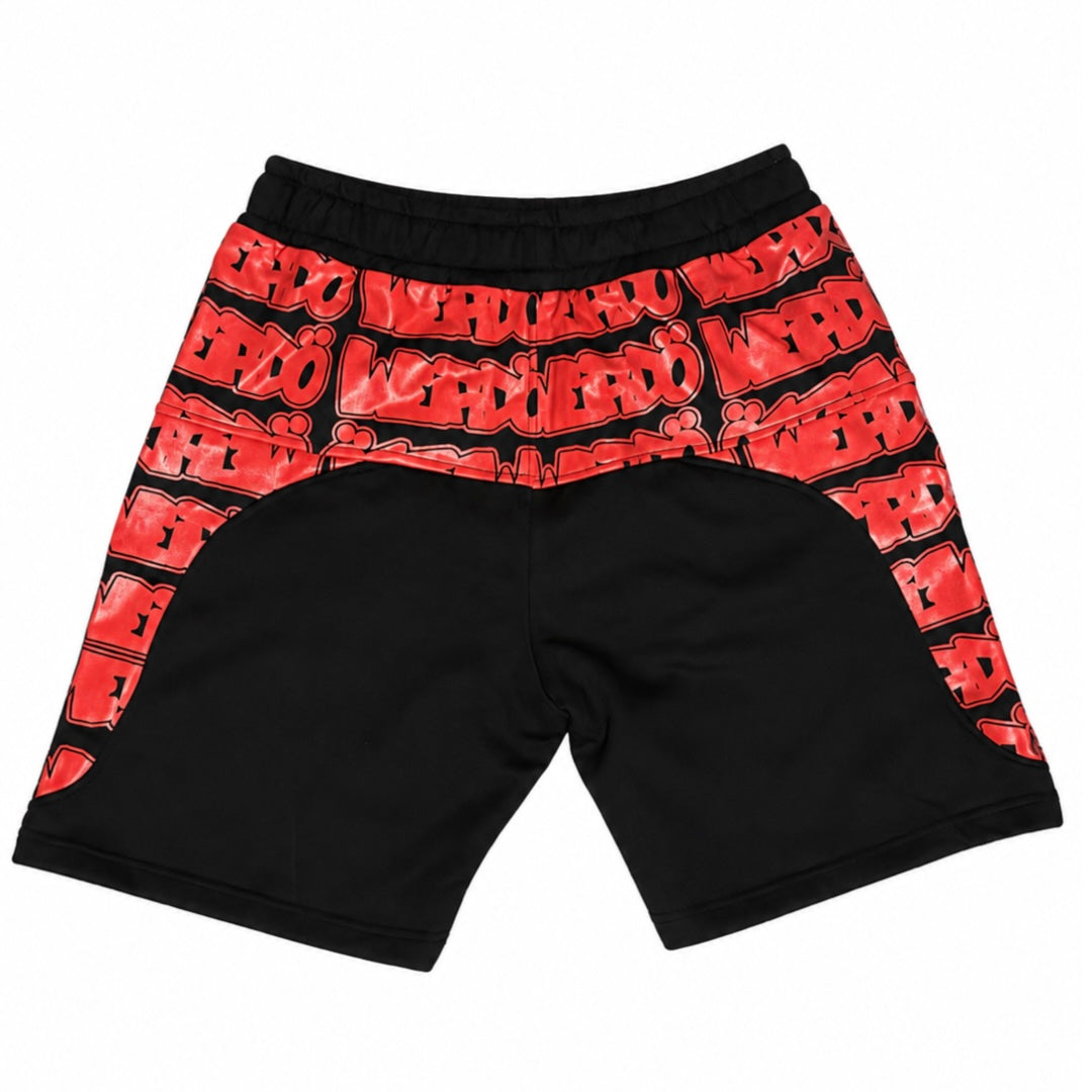 RED “WEIRDÖ” SHORTS