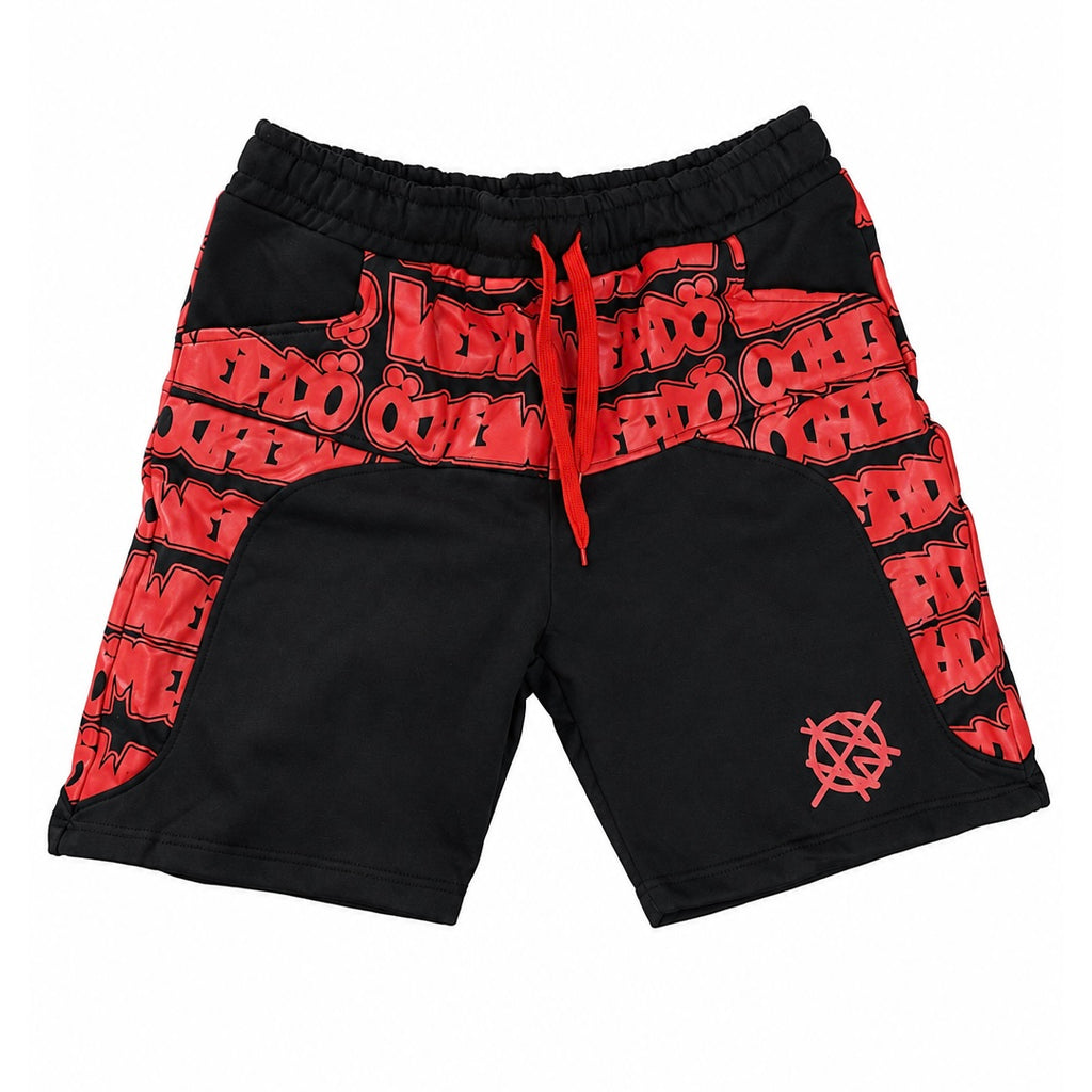 RED “WEIRDÖ” SHORTS